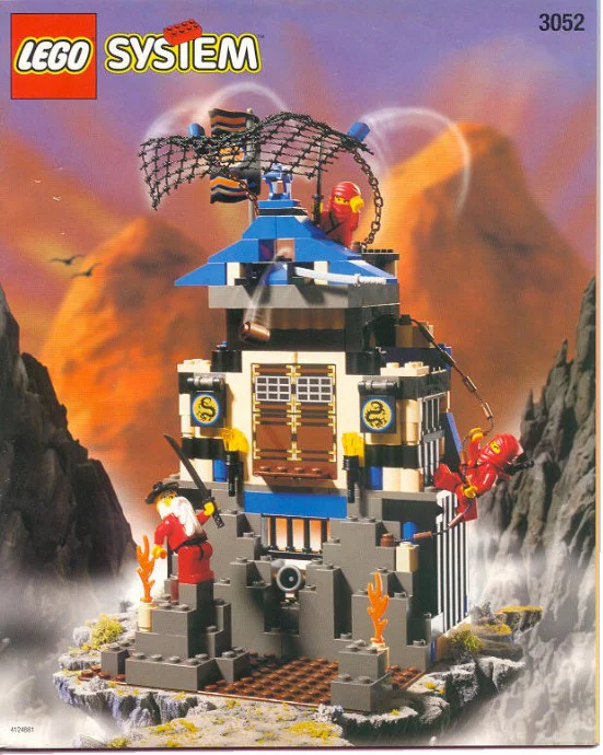 Castle: ninjas: ninja fire fort 乐高 LEGO 3052 image 2