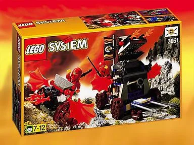 Castle: Ninjas: Fire Fighting Vehicle 乐高 LEGO 3051 image 3