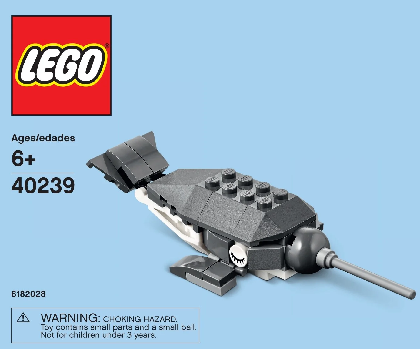 Promotion: monthly mini model: unicorn whale 乐高 LEGO 40239 image 1