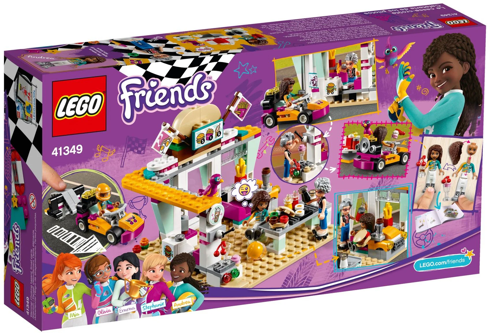 Racing track quick food restaurant 01070 image 4