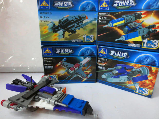 Galactic Team: Ultimate Combination Spacecraft "Universe No. 4" Four-Body Combination. 开智 KAZI/高博乐 GBL KY89015-1 image 1