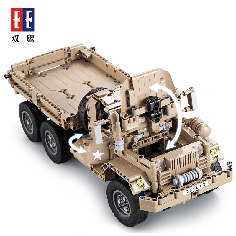 Truck, military 咔搭 CaDA/双鹰 DoubleE C51042 image 3