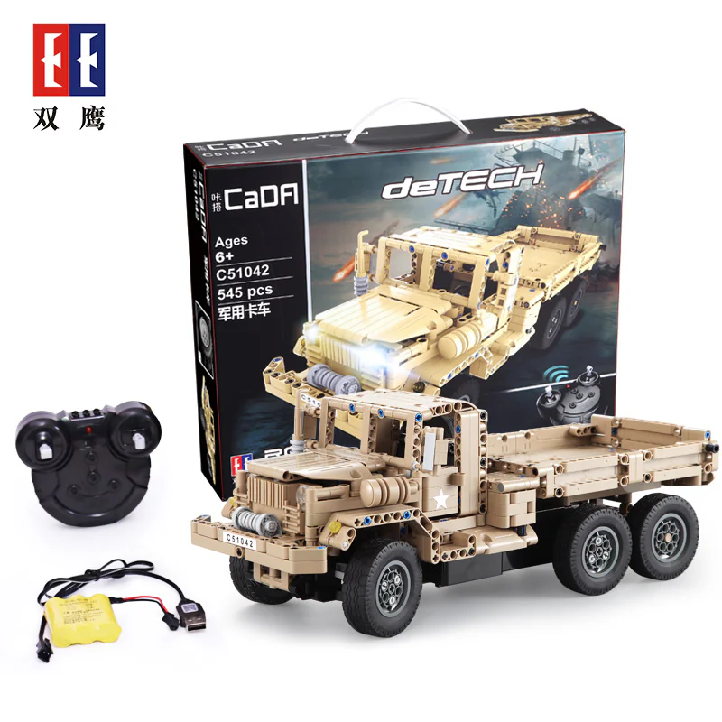 Truck, military 咔搭 CaDA/双鹰 DoubleE C51042 image 5