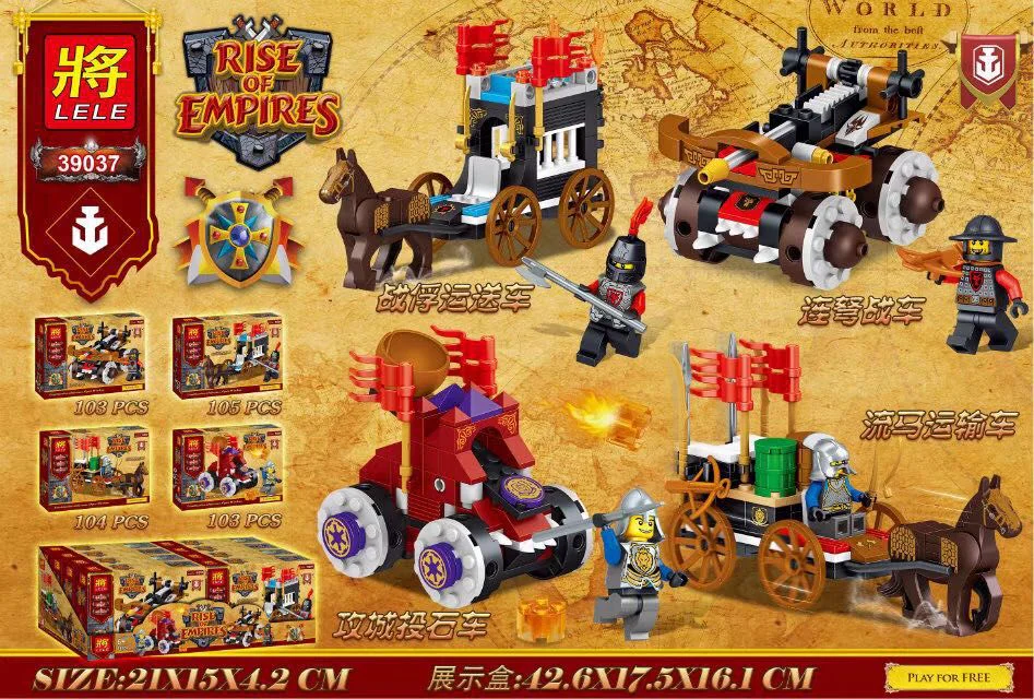Empire Rise: BattleBus 4 POWs, Crossbowrs, Crusades, Rollers 39037