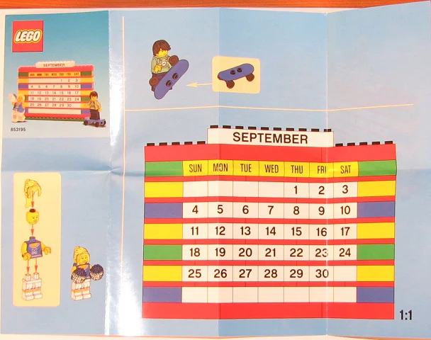 Desktop: Lego Calendar 乐高 LEGO 853195 image 1