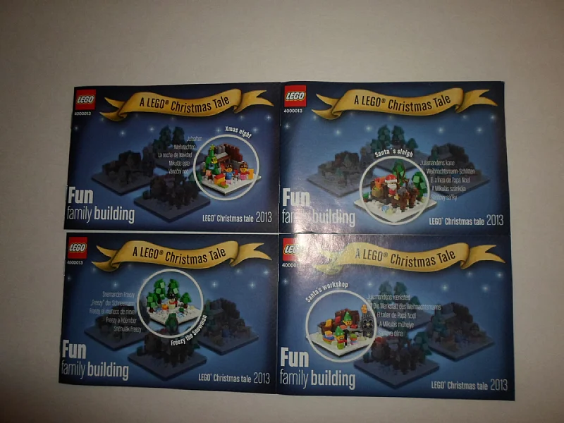 "Staff present: Lego Christmas story." 乐高 LEGO 4000013 image 1