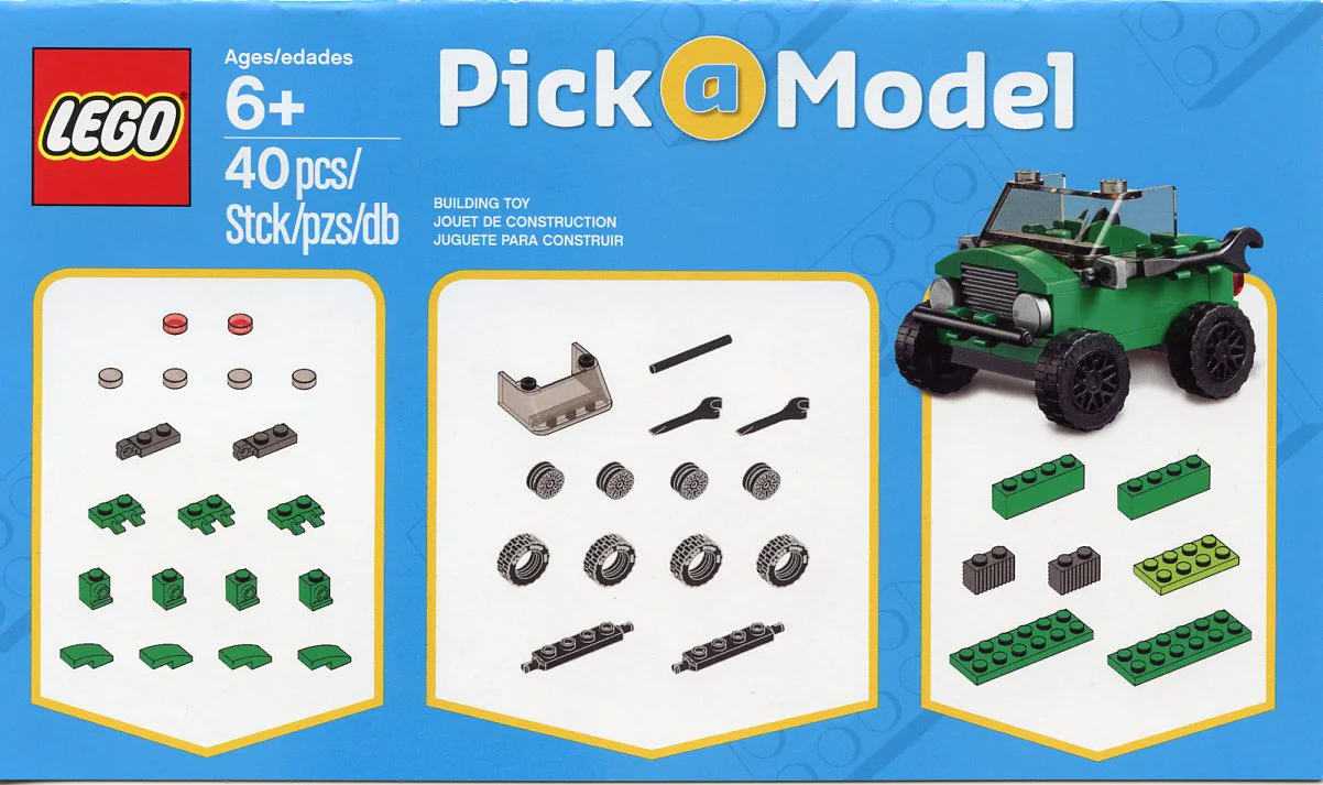 Select a model: a car 乐高 LEGO 3850002 image 1