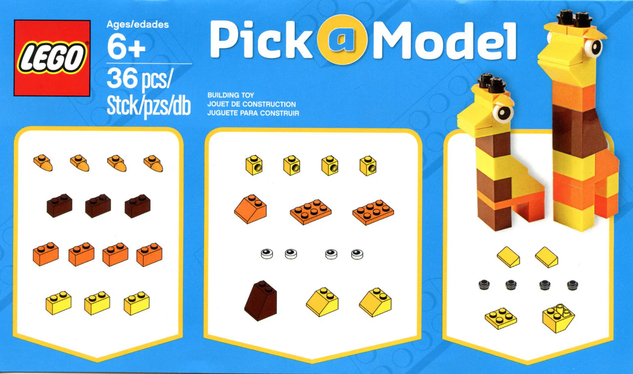 Select a model: giraffe 乐高 LEGO 3850003 image 1