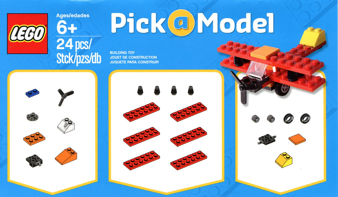Selection of a model: two-wing aircraft 乐高 LEGO 3850004 image 1