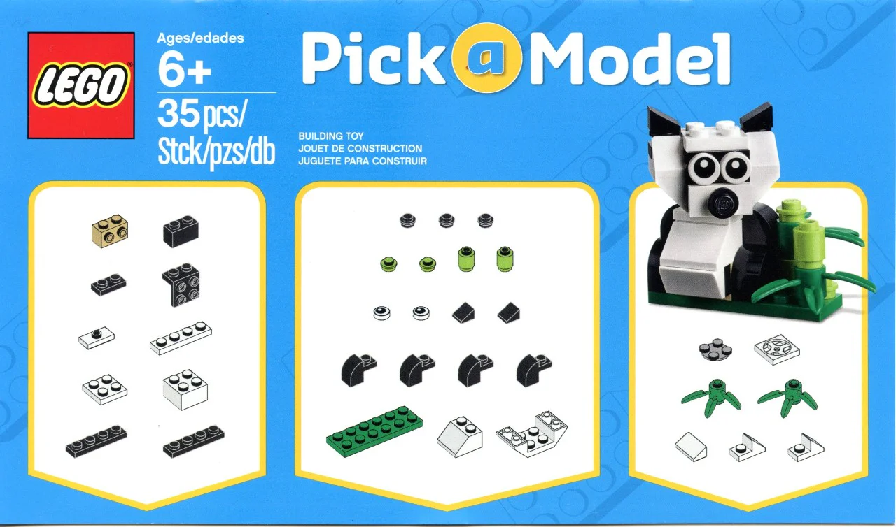 Select a model: Panda 乐高 LEGO 3850005 image 1