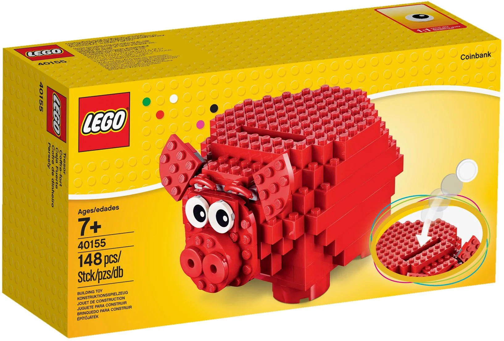 Other: Pigs ' savings tanks 乐高 LEGO 40155 image 1