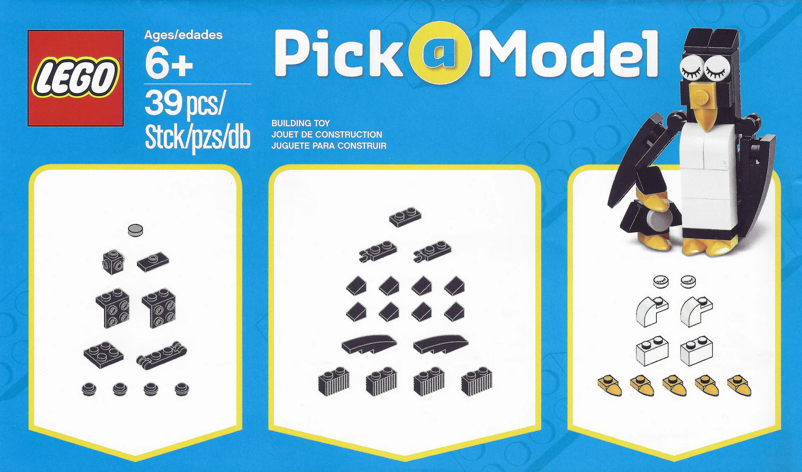 Select a model: Penguin 乐高 LEGO 3850015