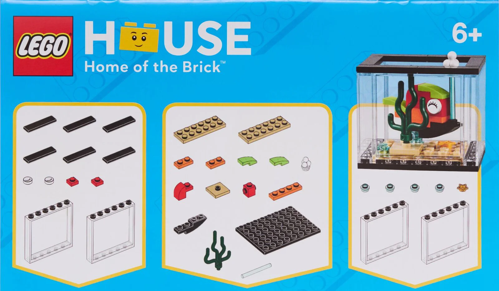 Select a model: a fish tank 乐高 LEGO 3850061