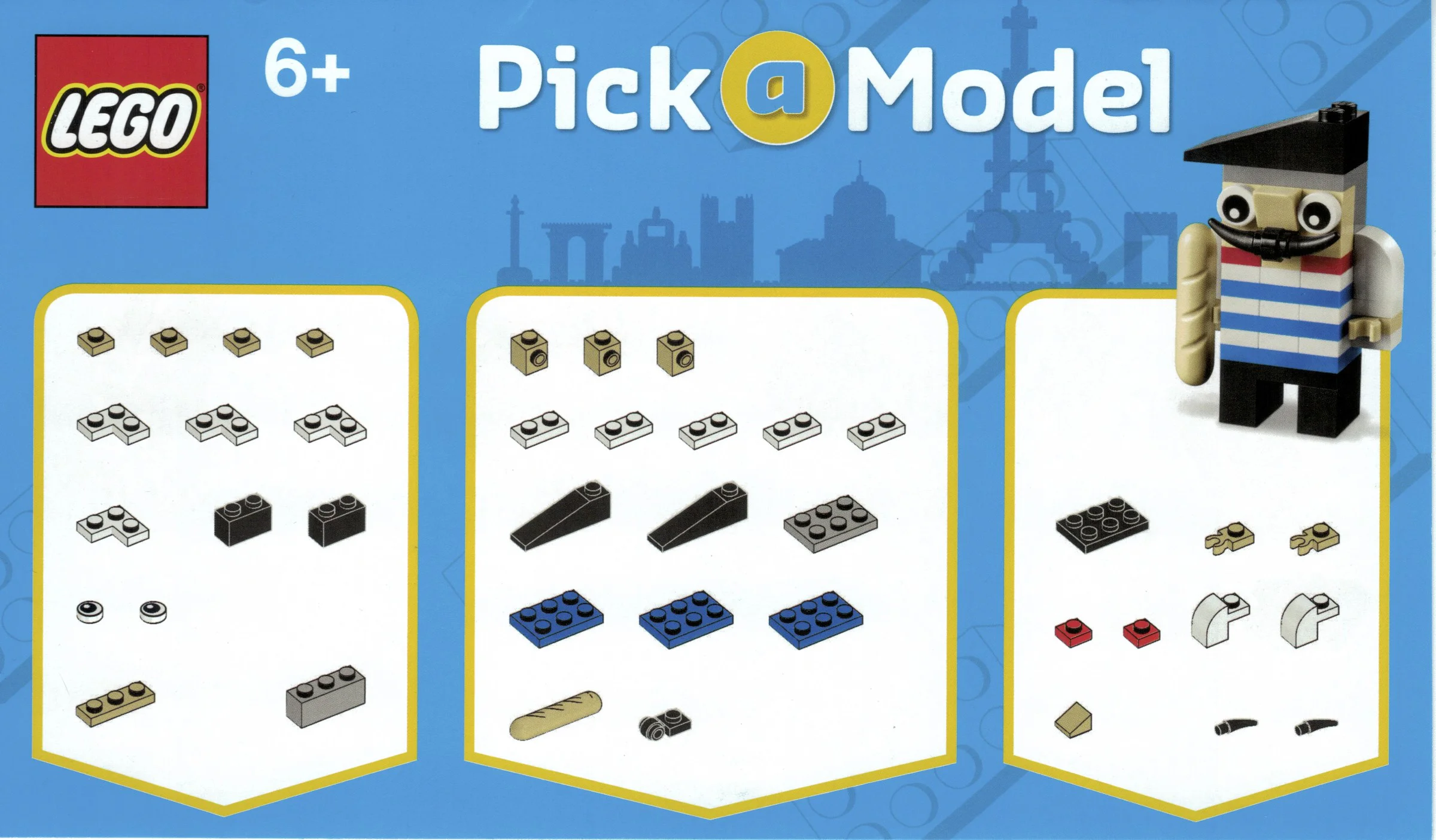 Selected model: Parisian 乐高 LEGO 3850065