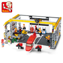 Air space and space: small aircraft maintenance plant