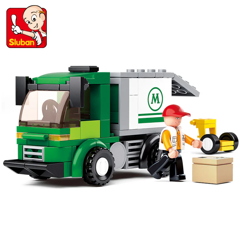Air space and space: mini van 小鲁班 Sluban M38-B0368
