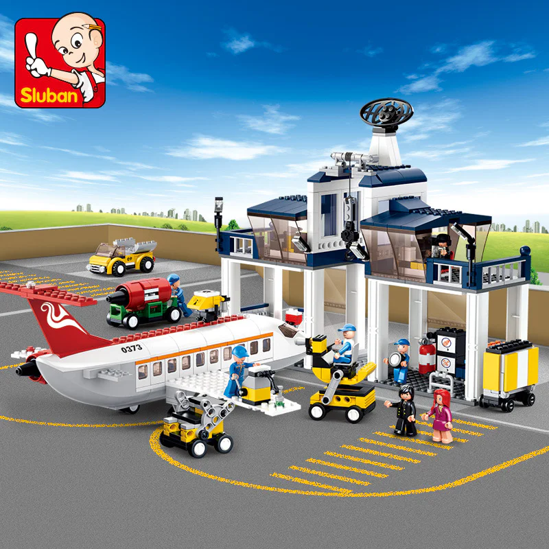 Aerospace: Civil Aviation Maintenance Base 小鲁班 Sluban M38-B0373 image 1