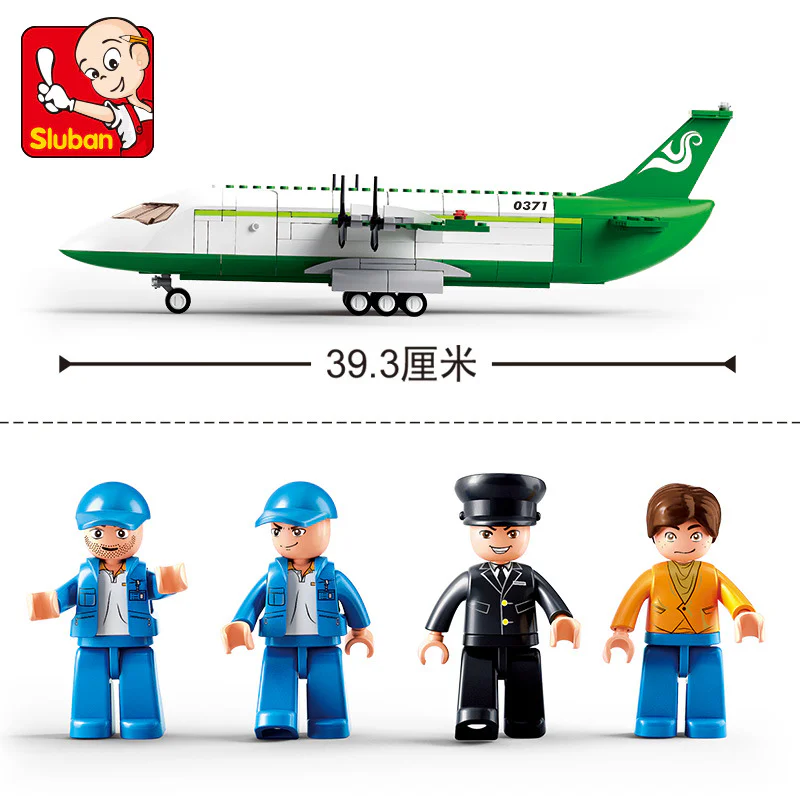 Aviation Heaven: Cargo Aircraft 小鲁班 Sluban M38-B0371 image 2
