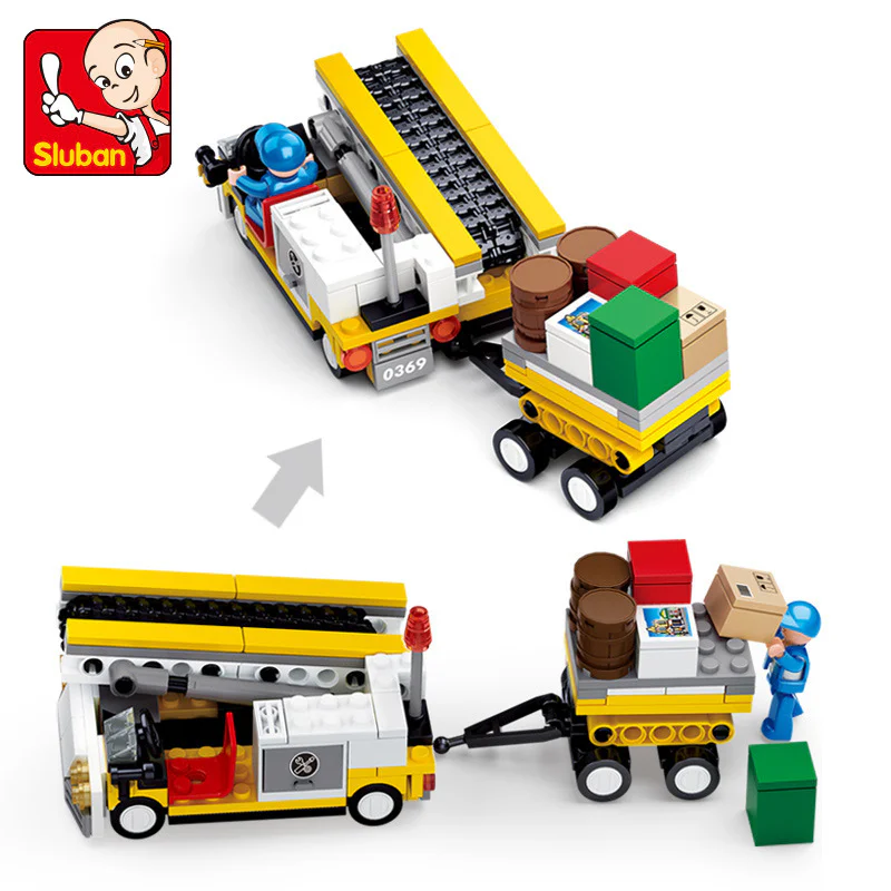 Air space and space: baggage carrier 小鲁班 Sluban M38-B0369 image 3