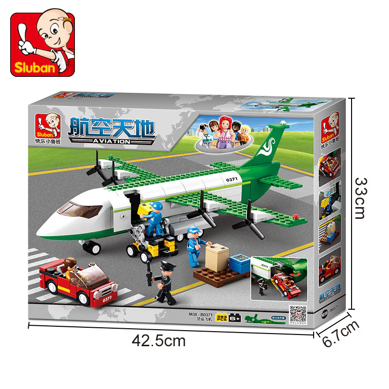 Aviation Heaven: Cargo Aircraft 小鲁班 Sluban M38-B0371 image 4