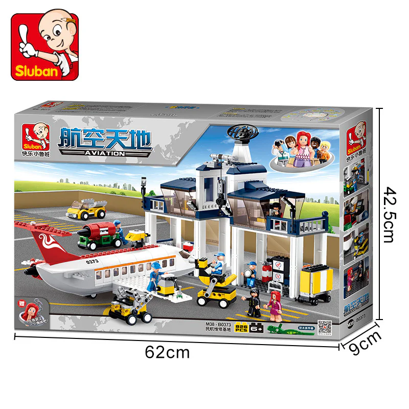Aerospace: Civil Aviation Maintenance Base 小鲁班 Sluban M38-B0373 image 4