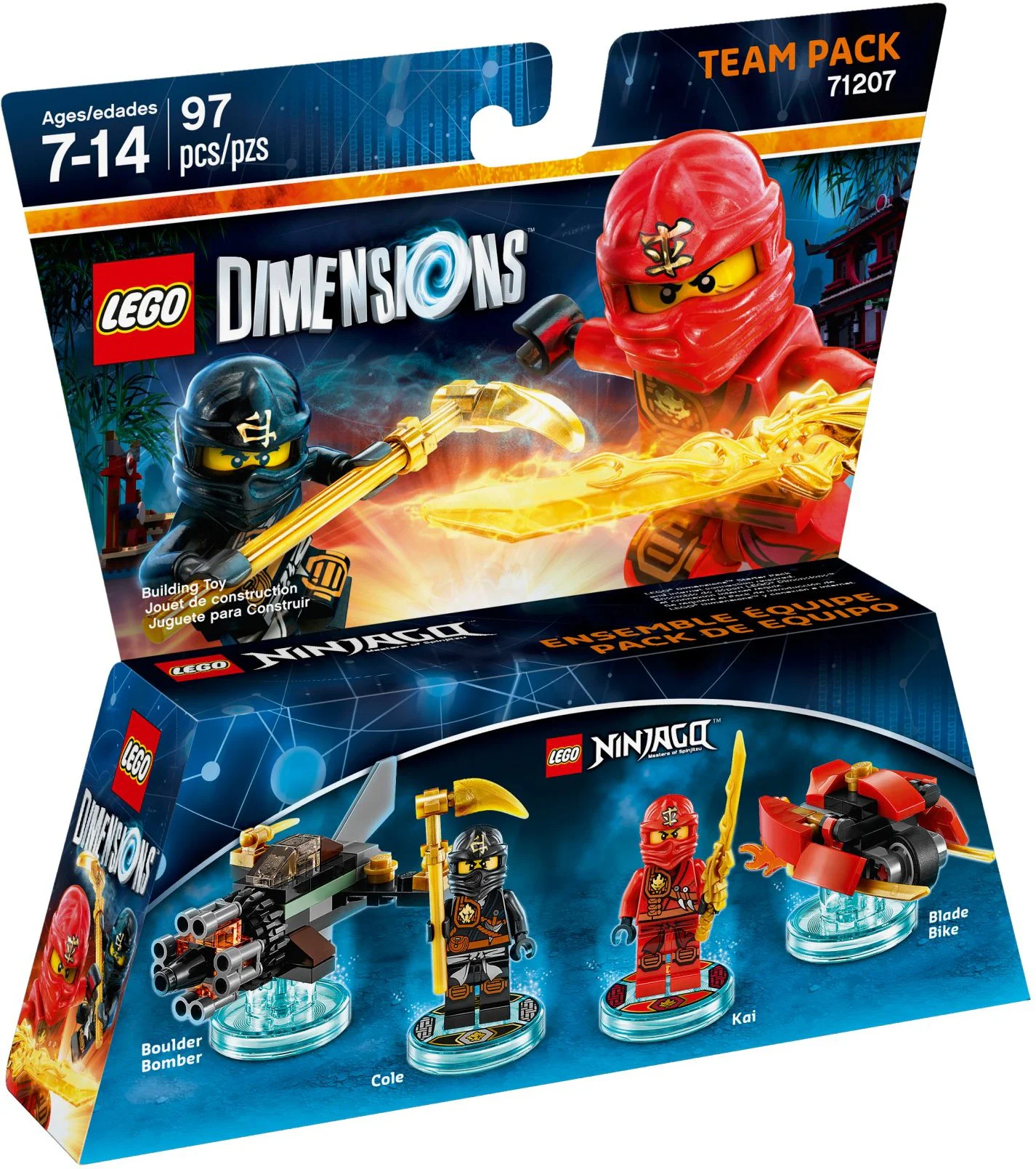 Minor: Team bag: Mirage Ninja 乐高 LEGO 71207 image 1