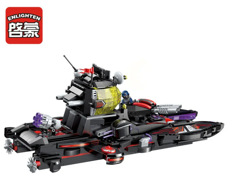 TECHNOLOGY AGE I: BLACK SHARK CRUISER 启蒙 QMAN/ENLIGHTEN/Keeppley 2719 image 2