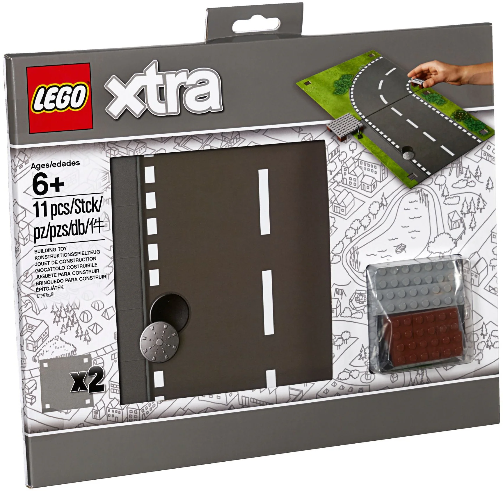Xtra: Game mat: road 乐高 LEGO 853840