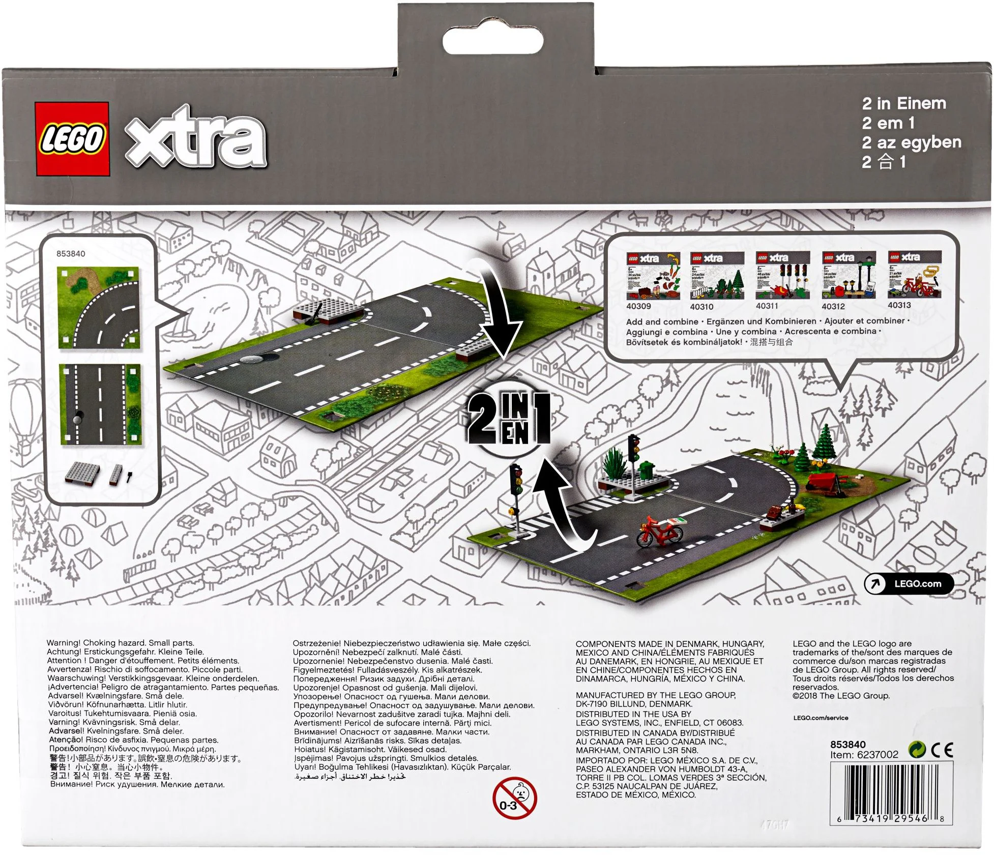 Xtra: Game mat: road 乐高 LEGO 853840 image 1