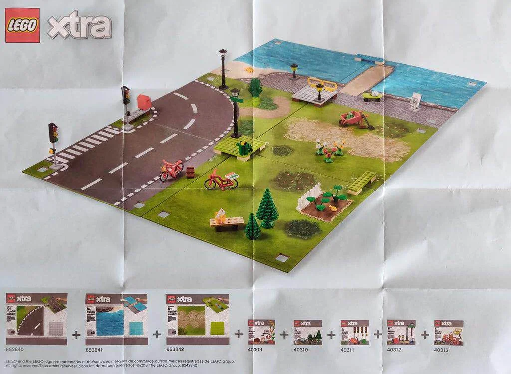 Xtra: Game mat: road 乐高 LEGO 853840 image 2