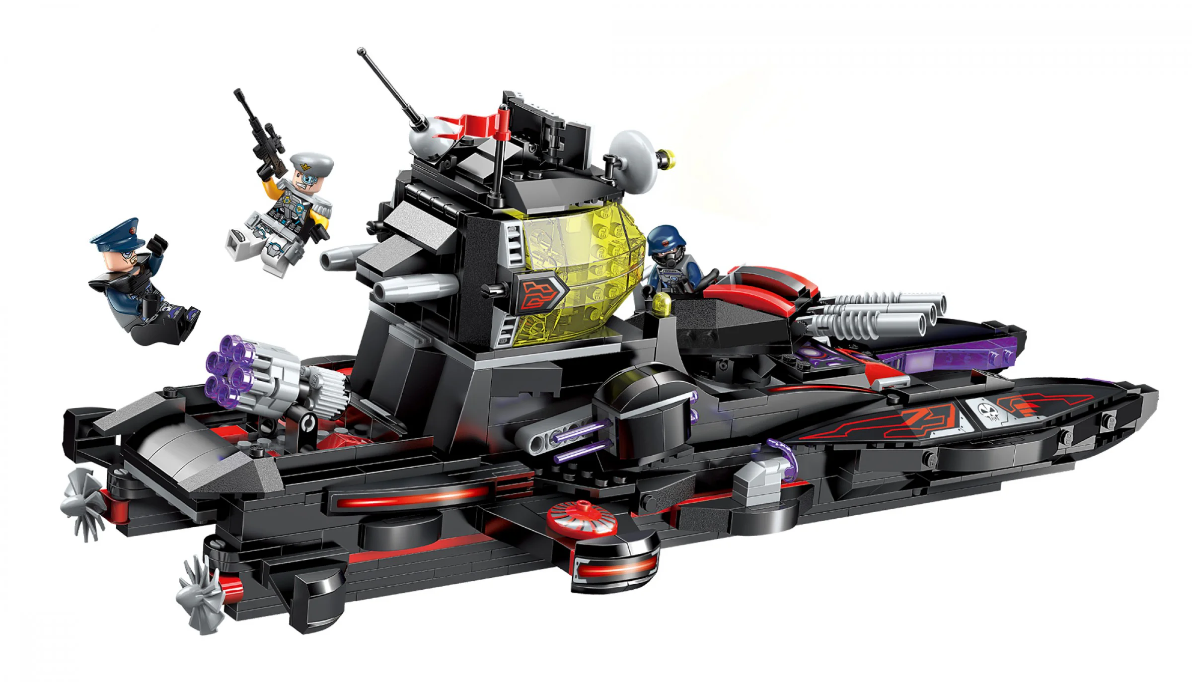 TECHNOLOGY AGE I: BLACK SHARK CRUISER 启蒙 QMAN/ENLIGHTEN/Keeppley 2719 image 7