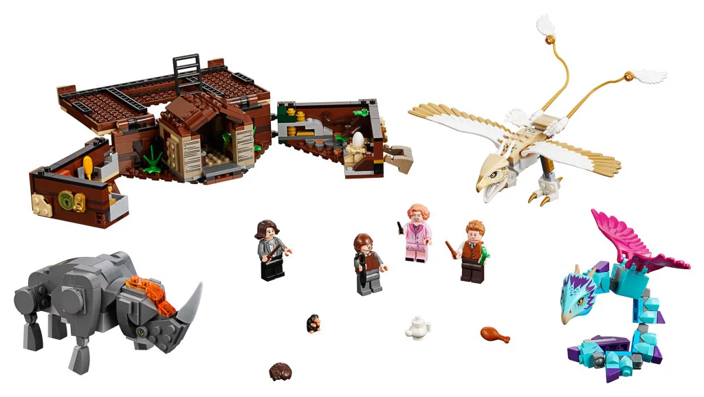 Where are magical creatures: Newt's Magical Luggage Box 16059