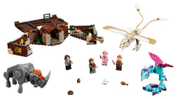 Where are magical creatures: Newt's Magical Luggage Box