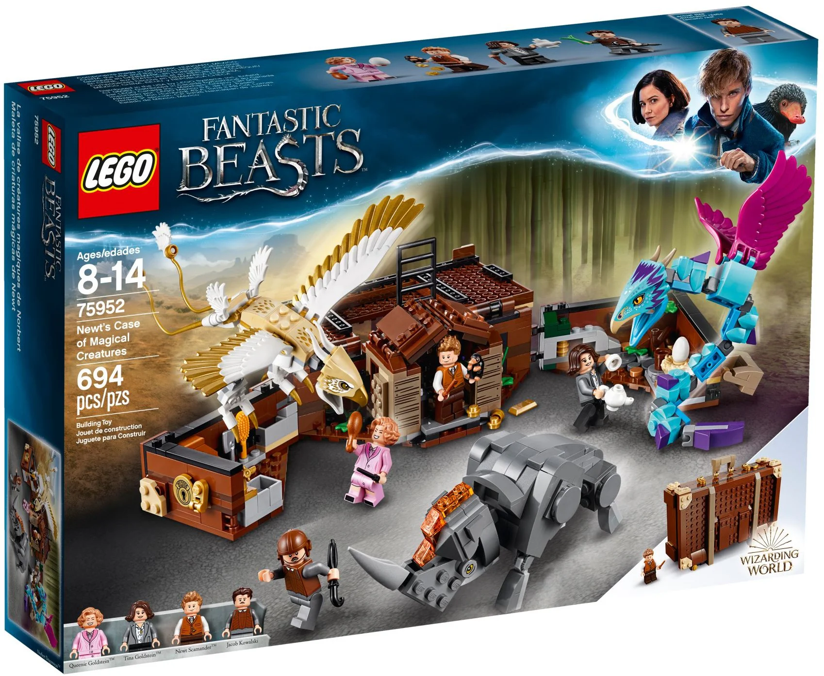 Where are magical creatures: Newt's Magical Luggage Box 16059 image 1