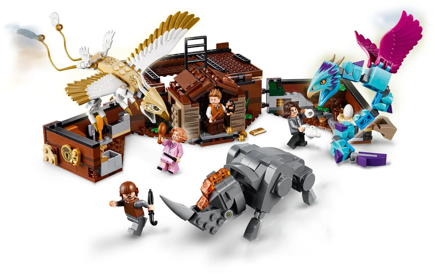 Where are magical creatures: Newt's Magical Luggage Box 16059 image 2