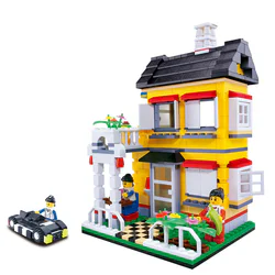 SMALL VILLA SERIES: B, YELLOW GARDEN VILLA