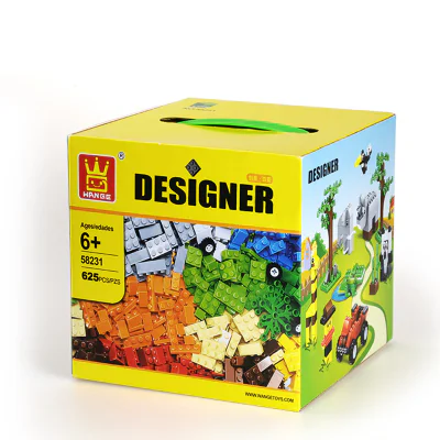Manga gift packs of bulk aggregating the building blocks, creating small particles 万格 WANGE/乐博士 Dr.Luck 58231 image 1