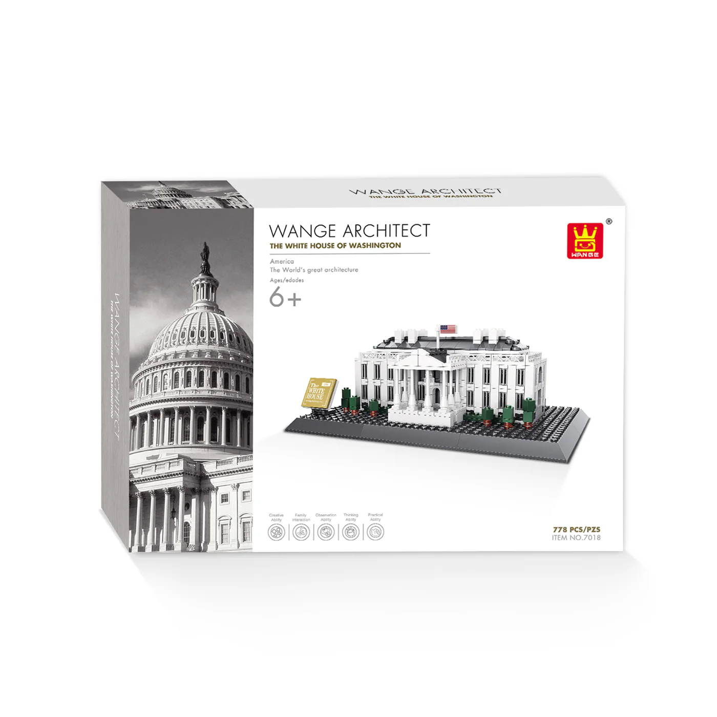 The White House, Washington, D.C., USA 万格 WANGE/乐博士 Dr.Luck 7018 image 3