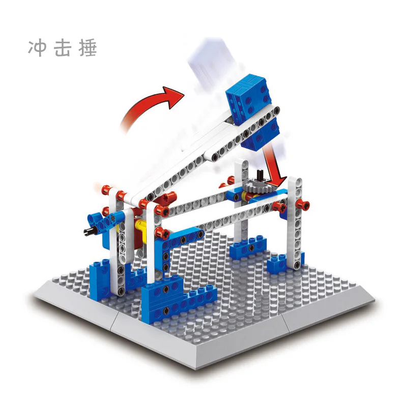Powered machinery: engines, folding chairs, shock hammers, dinosaurs 万格 WANGE/乐博士 Dr.Luck 1404 image 2