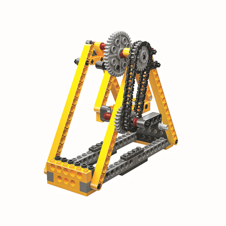 Power machinery: Beam oil pump, crane, pirate ship, sewing machine. 万格 WANGE/乐博士 Dr.Luck 1406 image 2