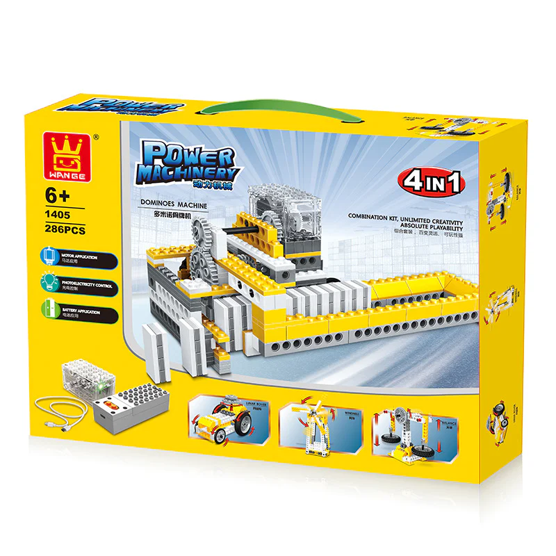 Power machinery: Domino, Moon, Windmill, scales 万格 WANGE/乐博士 Dr.Luck 1405 image 4