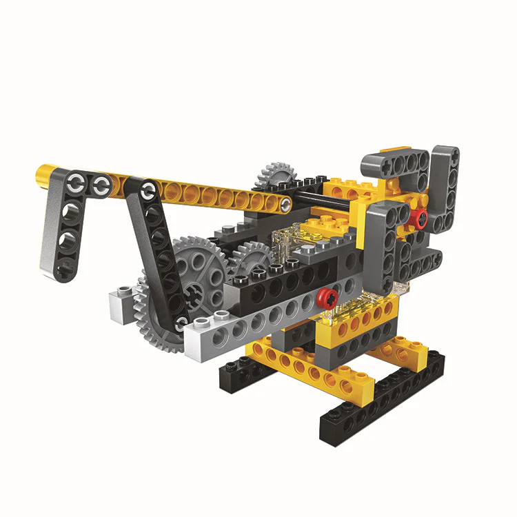 Power machinery: Beam oil pump, crane, pirate ship, sewing machine. 万格 WANGE/乐博士 Dr.Luck 1406 image 3
