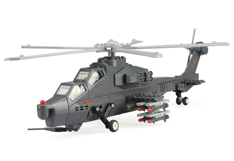 WZ10 HELICOPTER GUNSHIPS 1:38 万格 WANGE/乐博士 Dr.Luck JX002 image 4