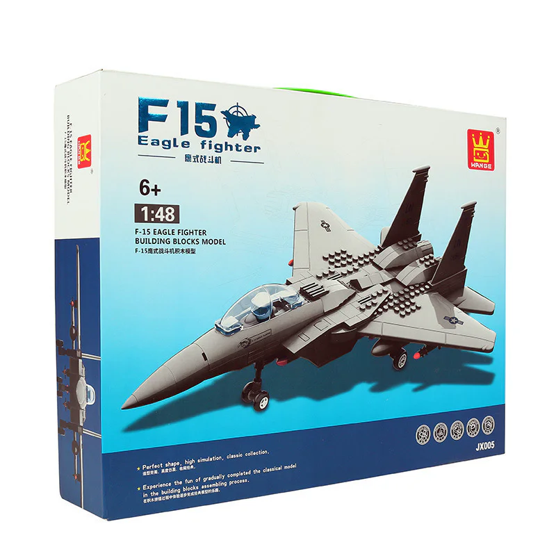 F-15 EAGLE FIGHTERS 1:48 万格 WANGE/乐博士 Dr.Luck 4004 image 1