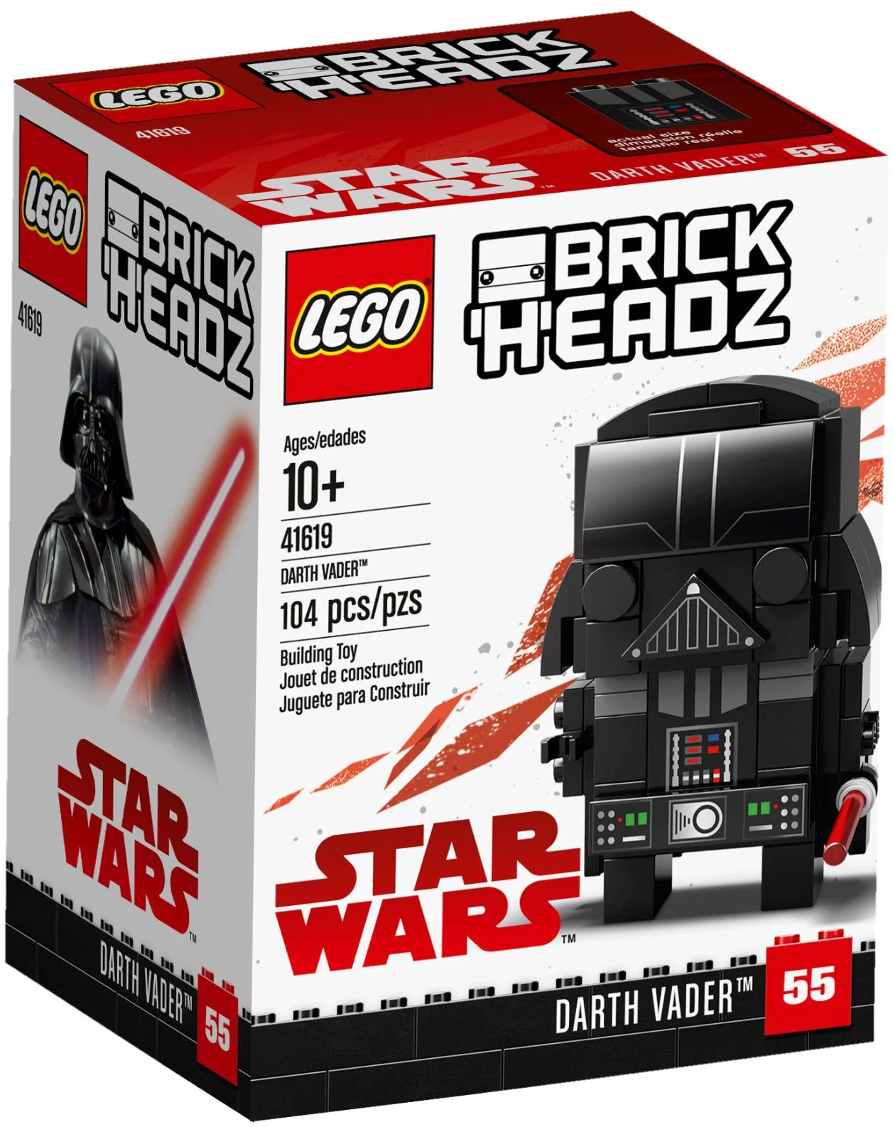 Square Head: Star Wars: Darth Vader 乐高 LEGO 41619 image 1