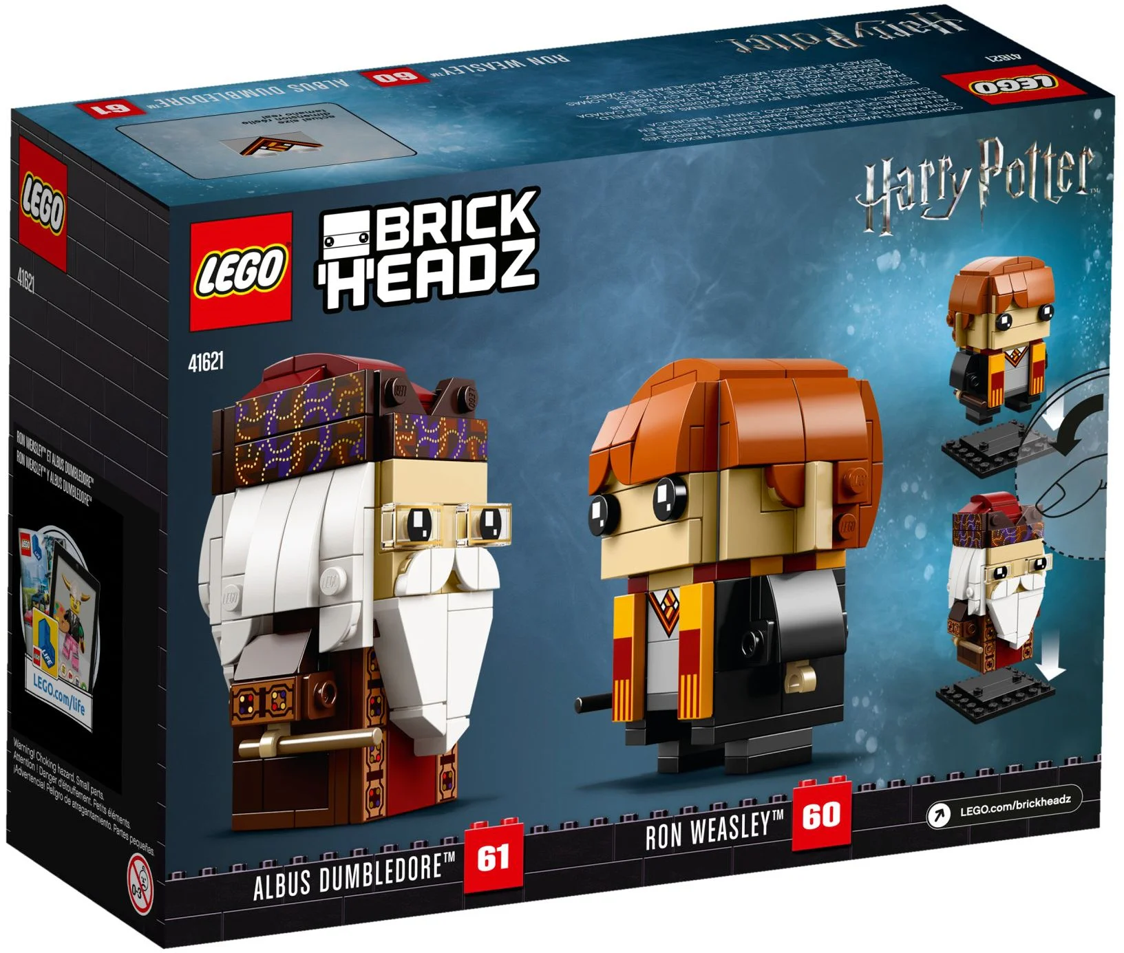 Square Head: Magic World: Ron Weasley and Albus Dumbledore 乐高 LEGO 41621 image 3