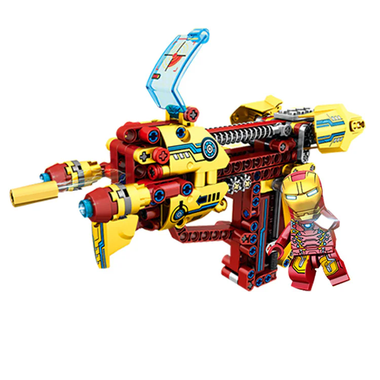 Superhero Building Blocks Gun 4 Models 7018A image 36