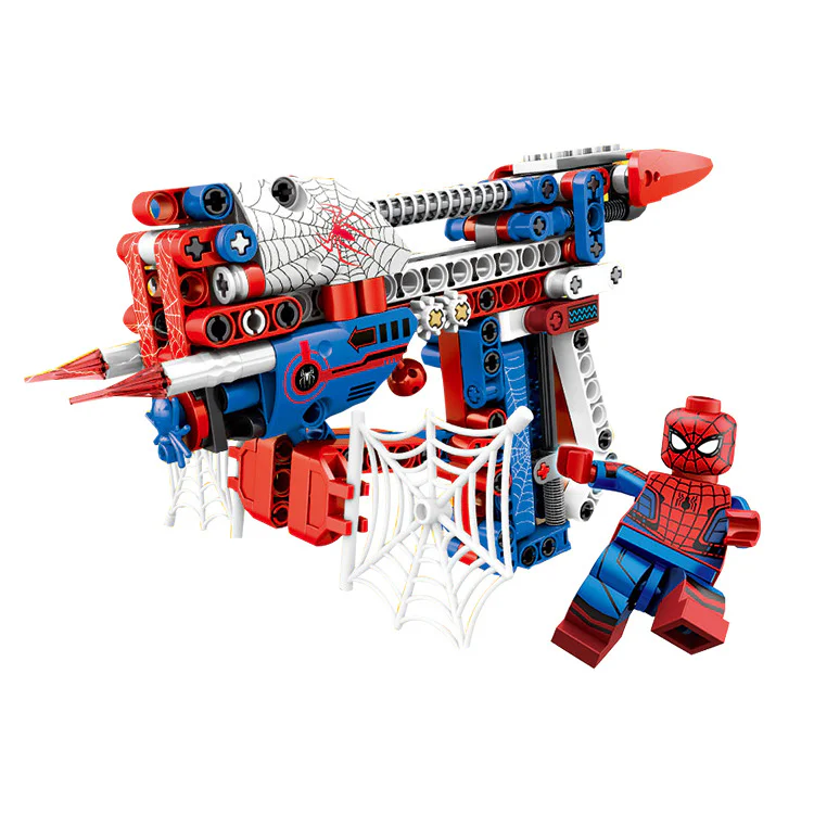 Superhero Building Blocks Gun 4 Models 7018A image 40
