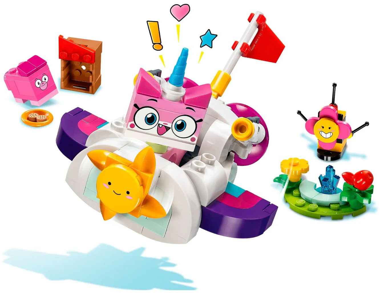 Single-horned cat cloud chariot. 乐高 LEGO 41451