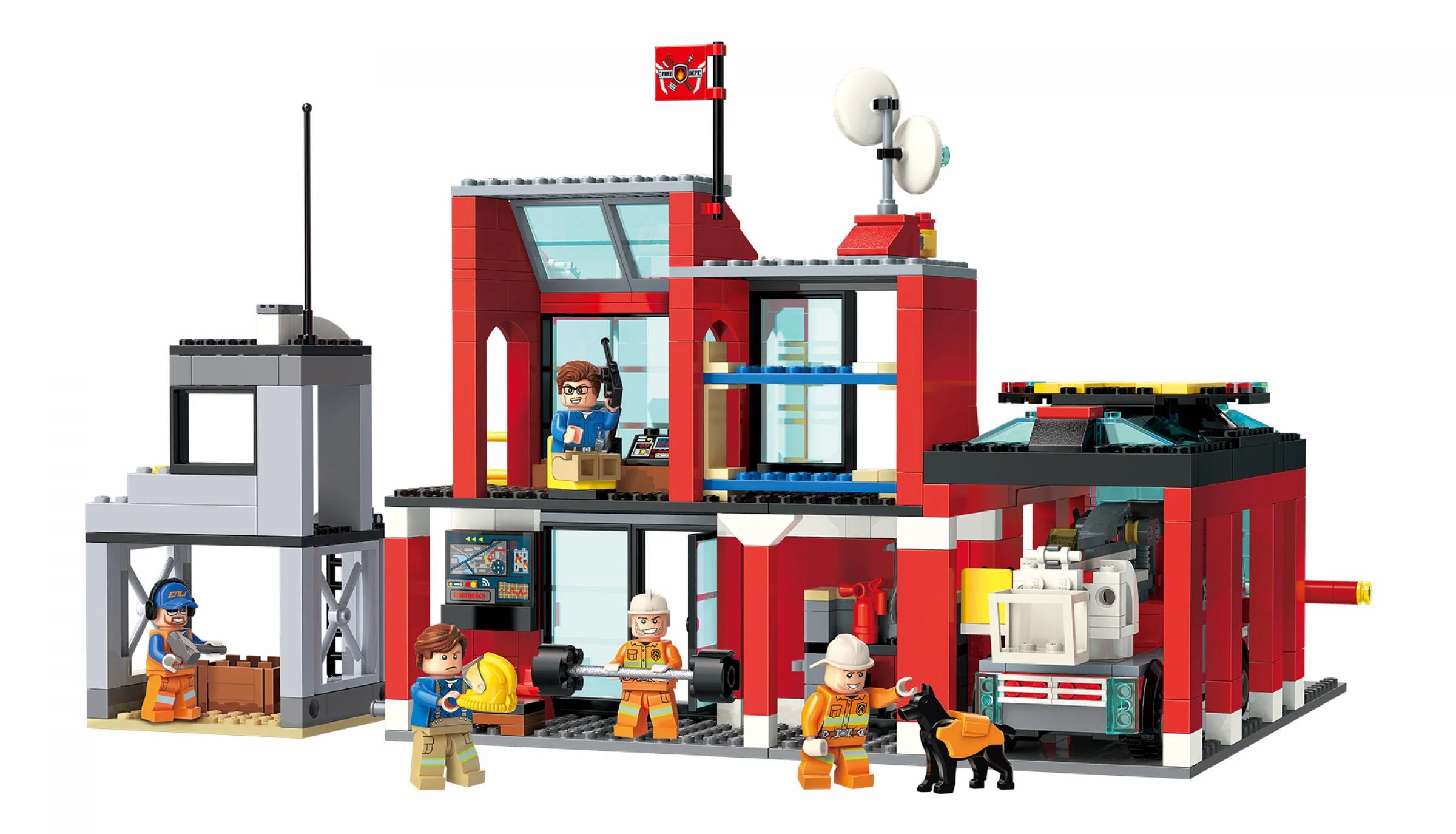 Flaming Pioneer: Fire Department 启蒙 QMAN/ENLIGHTEN/Keeppley 2808 image 2